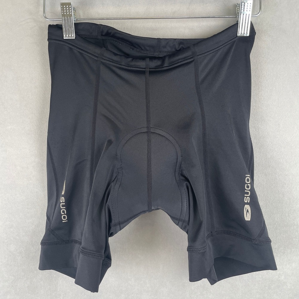 Sugoi Wmns Black Padded Cycling Shorts S.100 Lady Chamois Spin Class Ergonomic M